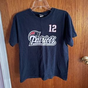 NFL Reebok New England Patriots Tom Brady 12 t-shirt